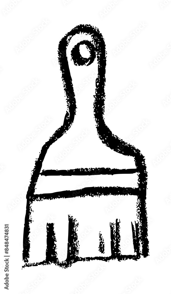 Paint Brush Icon - Crayon Chalk Drawing Paint Brush Icon - Crayon Chalk Drawing