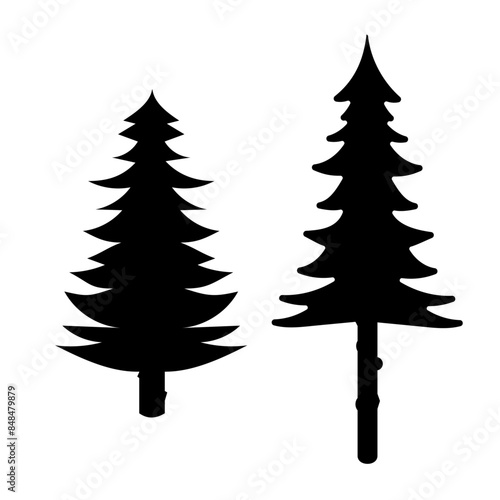 EvergreenTrees_Black_Silhouette_Cutouts_Collection_2