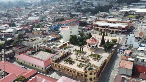 aerial drone shot in San Marcos Guatemala photo