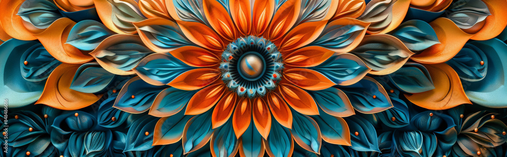 simplified, geometric version of a mandala design commonly associated with Diwali, using clean lines and a restricted colour scheme to create a modern, abstract look simplified, geometric version of a mandala design commonly associated with Diwali, using clean lines and a restricted colour scheme to create a modern, abstract look