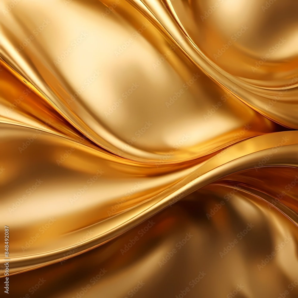 Fototapeta premium luxury 3d golden texture silk background