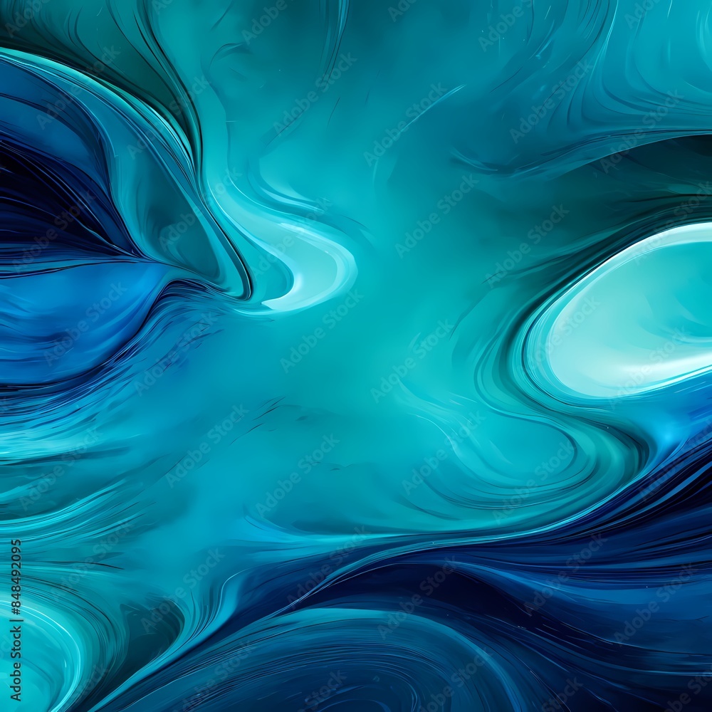 Naklejka premium abstract blue and teal background