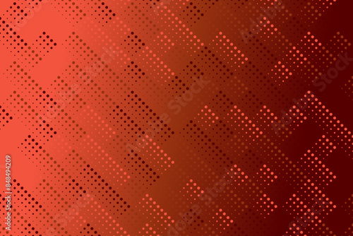 Gradient geometrical circle pattern background - colorful abstract vector design with dots