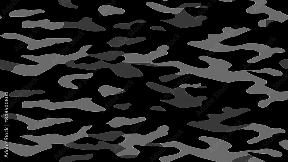 Simple Camouflage seamless pattern in Black. Military camouflage. illustration formats 4K UHD Simple Camouflage seamless pattern in Black. Military camouflage. illustration formats 4K UHD