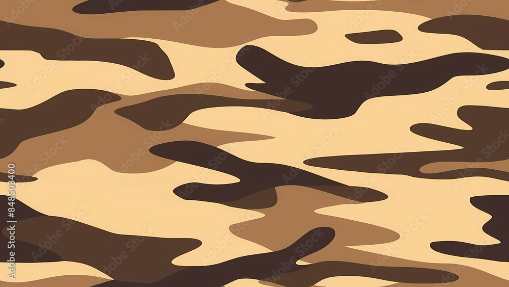 Simple Camouflage seamless pattern in Brown. Military camouflage. illustration formats 4K UHD Simple Camouflage seamless pattern in Brown. Military camouflage. illustration formats 4K UHD