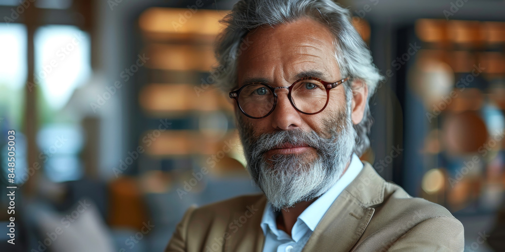 Fototapeta premium Senior Businessman Consultant