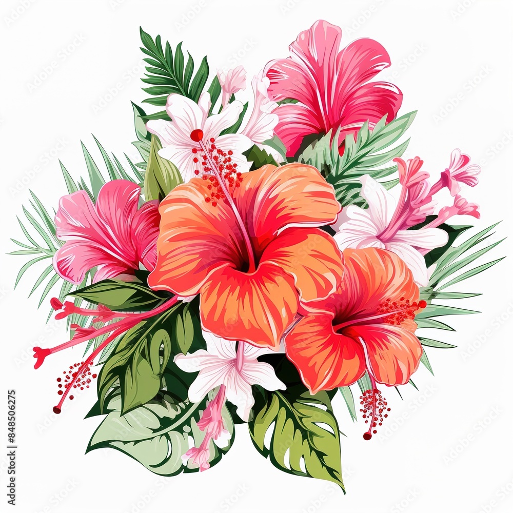 Obraz premium Elegant Extravagance Opulent Floral Arrangements