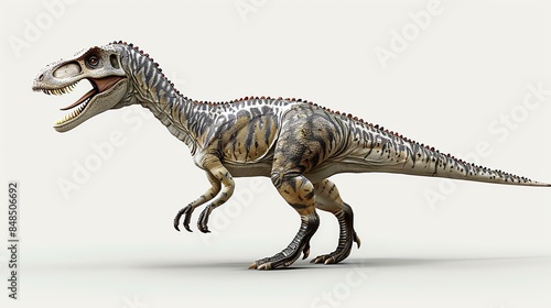 The Albertosaurus was a bipedal predator that stood 30 feet tall and weighed four tons. photo