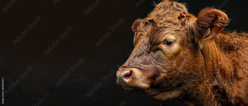 Fototapeta premium cows, essential for human livelihoods and biodiversity, playing roles in farming and ecological balance