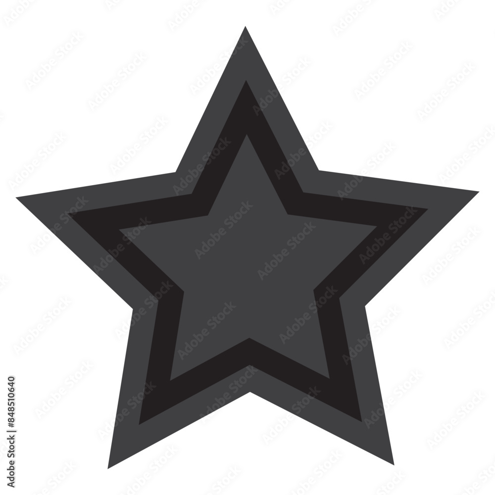 Obraz premium star symbol vector. star symbol icon on white and blue background. vector illustration. 