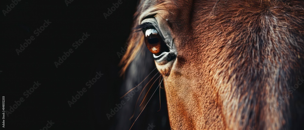A horse, embodying the harmony and beauty of nature in its serene surroundings A horse, embodying the harmony and beauty of nature in its serene surroundings