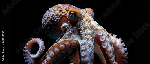 Octopus, a fascinating sea animal known for its intelligence and camouflage abilities in ocean depths