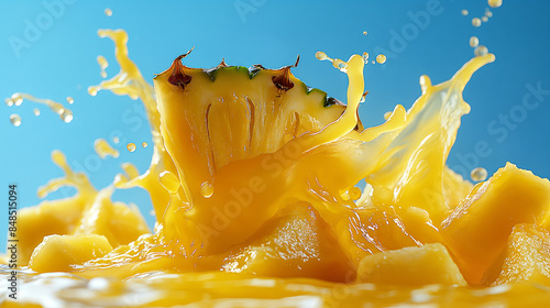 Pinapple juice splash