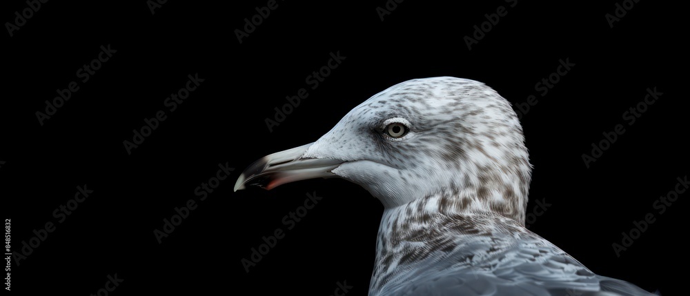 Seagull, soaring elegantly above the ocean waves, its white feathers contrasting against the deep blue waters below Seagull, soaring elegantly above the ocean waves, its white feathers contrasting against the deep blue waters below