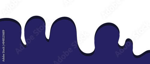 paint splashes collide isolated on white background. Template Dividers Shapes for Website. Abstract Design Elements. Divider Header with Curve Lines, Drops and Wave Collection. vector illustration.