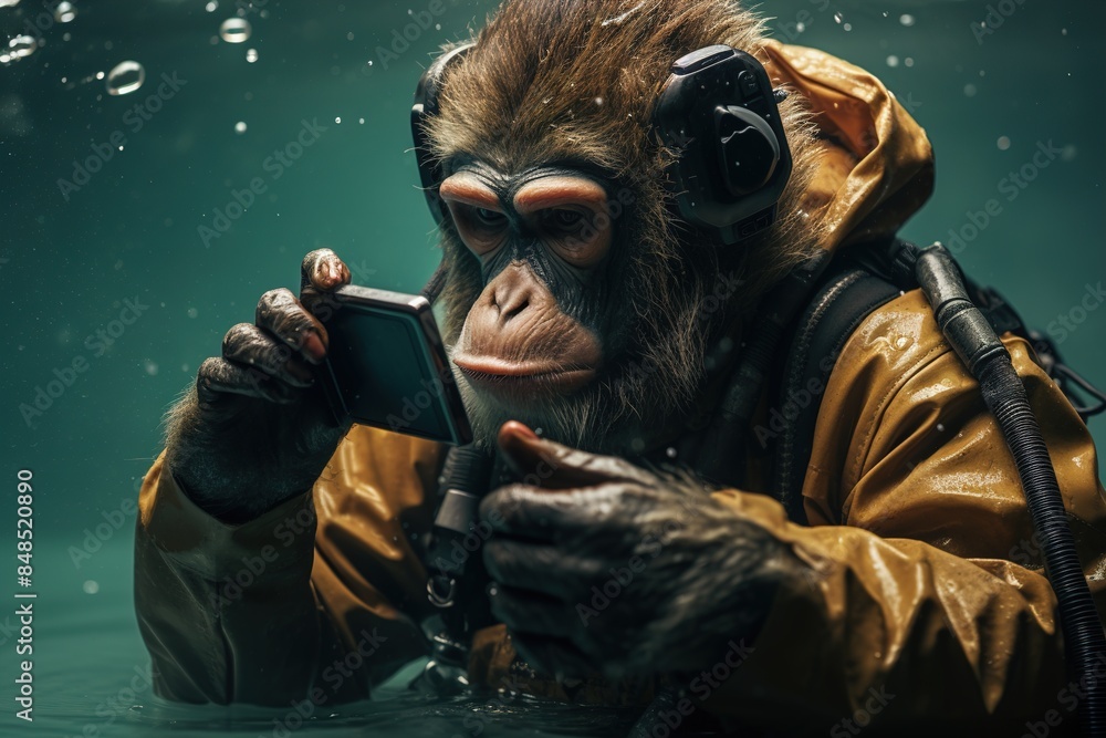 Harmony in Hues Monkeys Painting their Wild Tale Harmony in Hues Monkeys Painting their Wild Tale