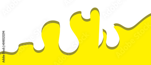 paint splashes collide isolated on white background. Template Dividers Shapes for Website. Abstract Design Elements. Divider Header with Curve Lines, Drops and Wave Collection. vector illustration.