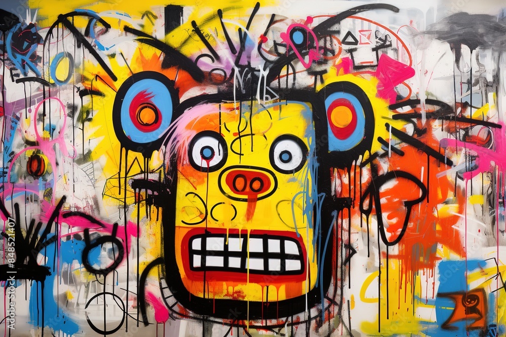 Obraz premium The Creative Primate How Painting Helps Monkeys Develop Cognitive and Artistic Skills