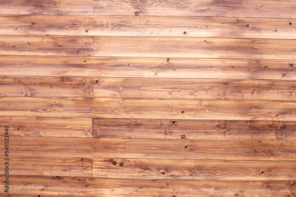 Naklejka premium Wooden wall texture for background.