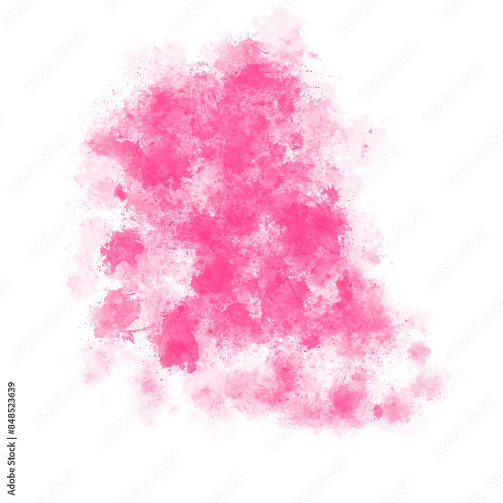 Fototapeta premium Abstract watercolor pink background for cards