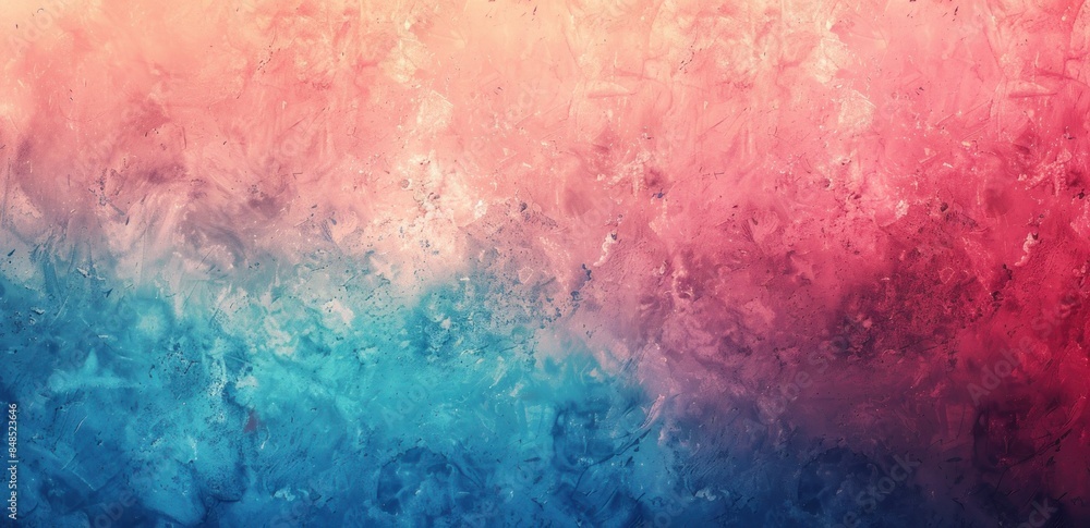 Naklejka premium Abstract Textured Background of Pink and Blue Hues