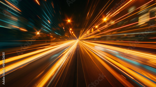 Wallpaper Mural High Speed lights, motion trails Torontodigital.ca