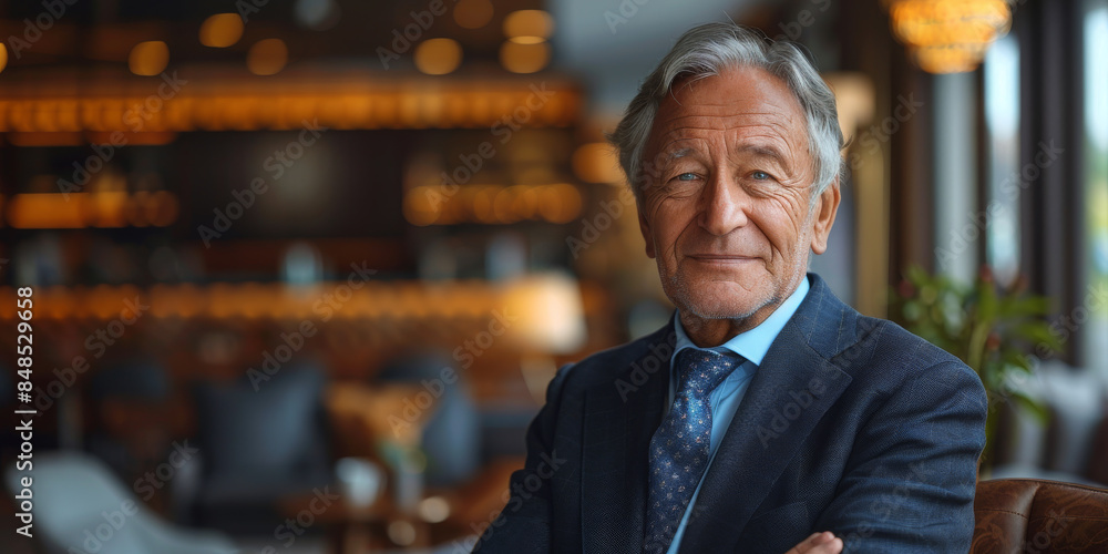 Portrait of Successful Senior Businessman Portrait of Successful Senior Businessman