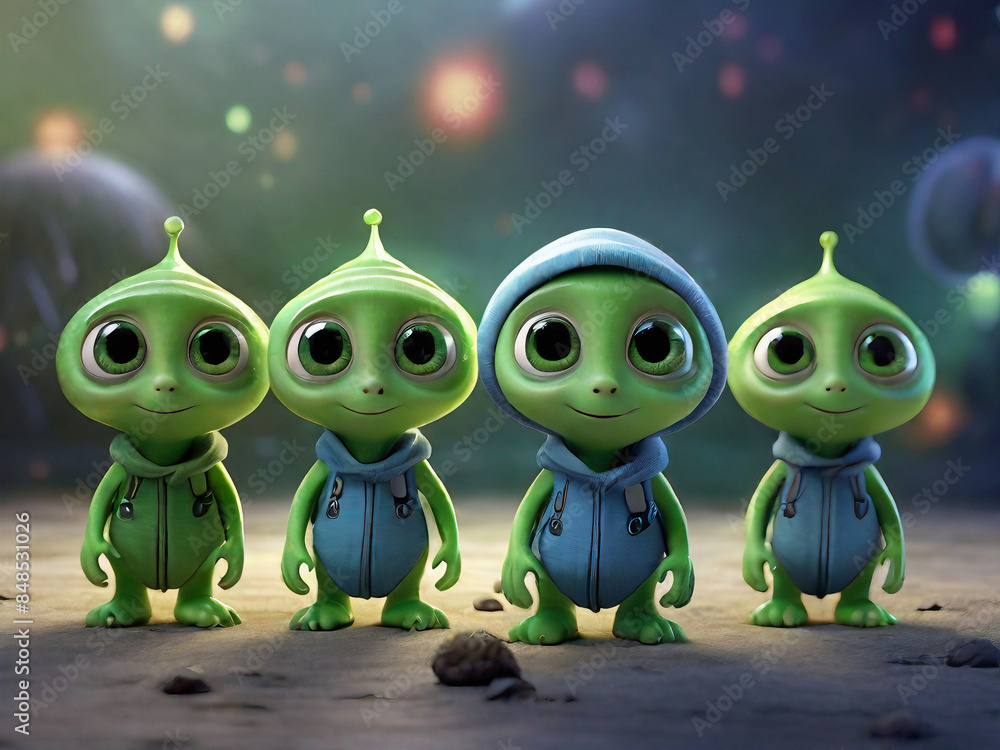 Little Green Aliens Little Green Aliens
