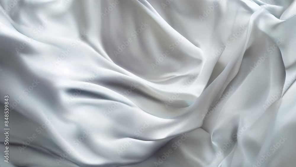 Luxury flowing white silk background in motion, perfect for elegant and sophisticated design projects. Luxury flowing white silk background in motion, perfect for elegant and sophisticated design projects.