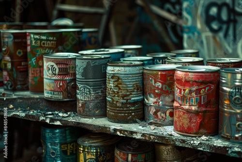 metal cans 