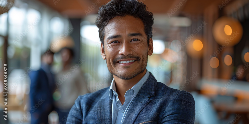 Handsome Smiling Indian Businessman Handsome Smiling Indian Businessman