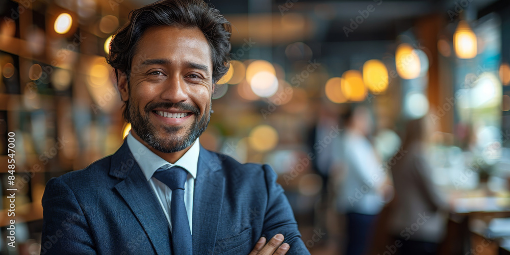 Handsome Smiling Indian Businessman Handsome Smiling Indian Businessman