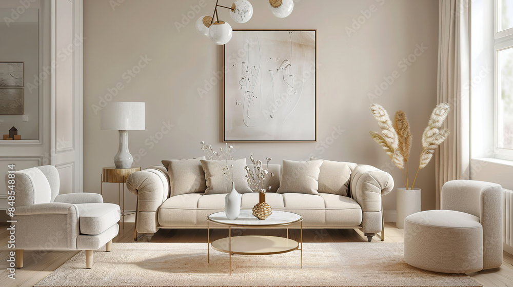 Beige Living Room Decor with Modern Touches Beige Living Room Decor with Modern Touches