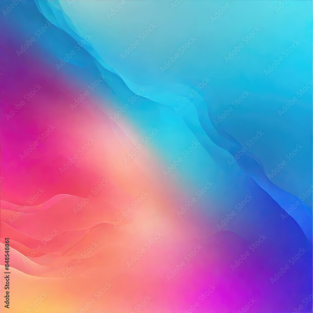Fototapeta premium Blurred colored abstract colorful gradient background.