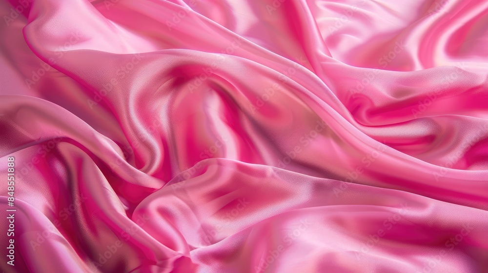 Vibrant Pink Silk Material Canvas Vibrant Pink Silk Material Canvas