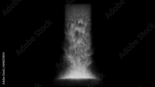 Waterfall foam, waterfall VFX - 60fps, 4K Pro Res