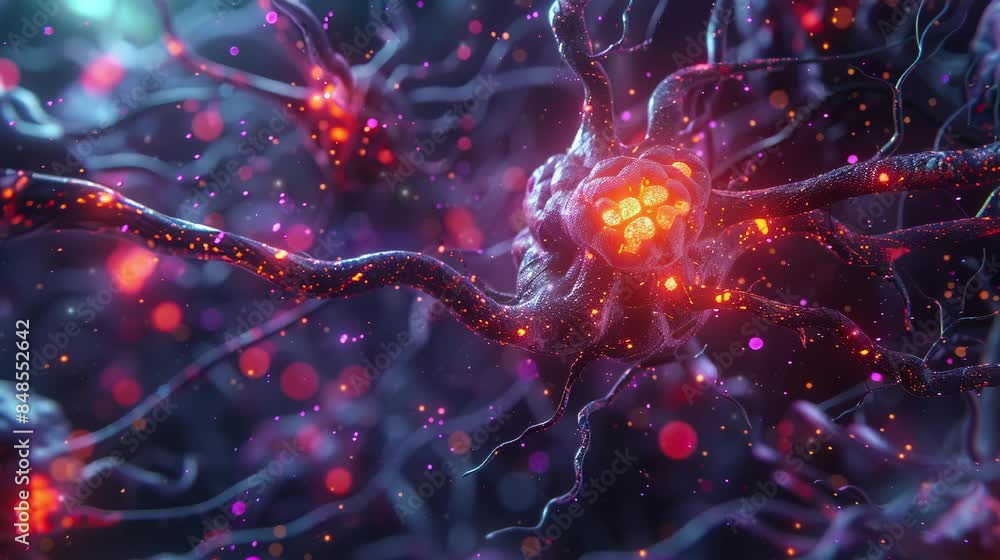 3D render of a close up view of human cell array, blue and red. Video background, footage, for learning biology. 3D render of a close up view of human cell array, blue and red. Video background, footage, for learning biology.