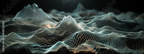 topographic visualization of music