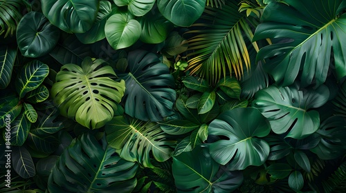 Wallpaper Mural Beautiful Natural Background with Plants. Botanical Wallpaper Torontodigital.ca