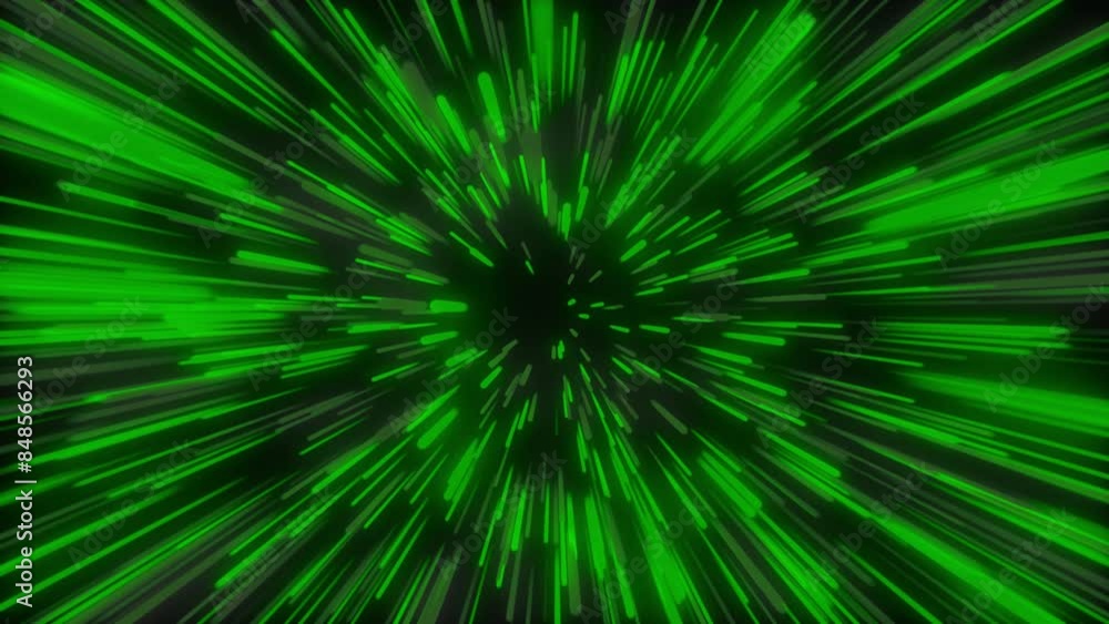 Green Glow Lines Looping Background Green Glow Lines Looping Background