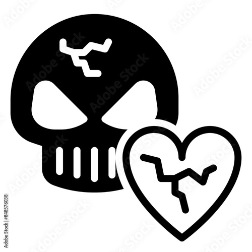 Gas Station icon, glyph icon style