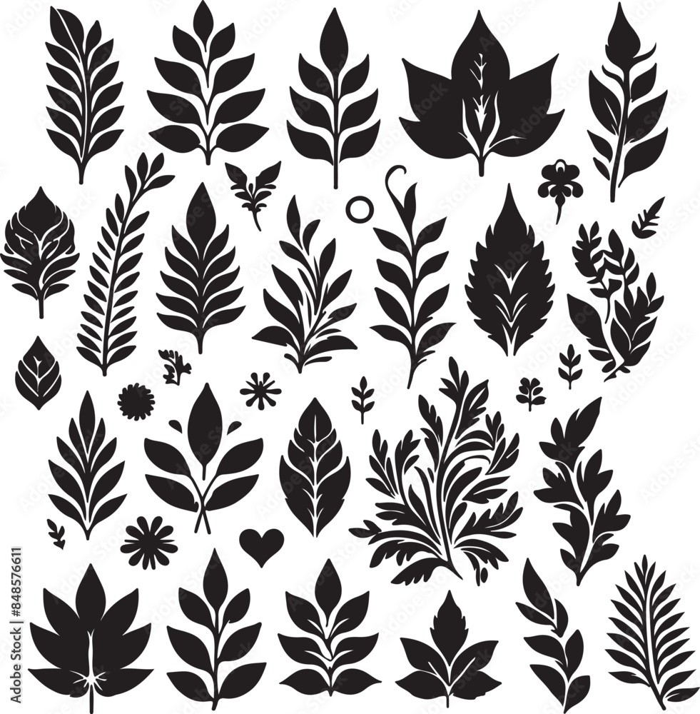 seamless pattern with leaves. seamless pattern with leaves.