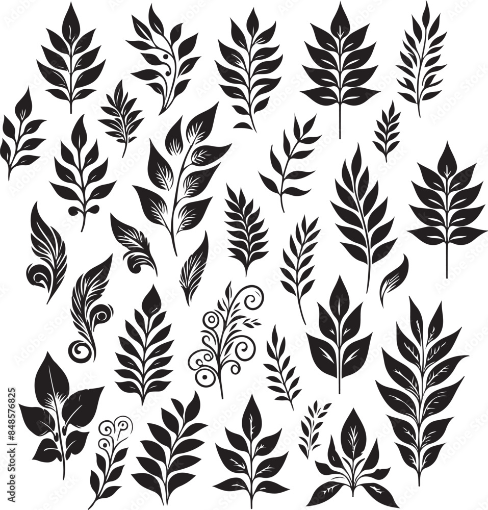 seamless pattern with leaves. seamless pattern with leaves.