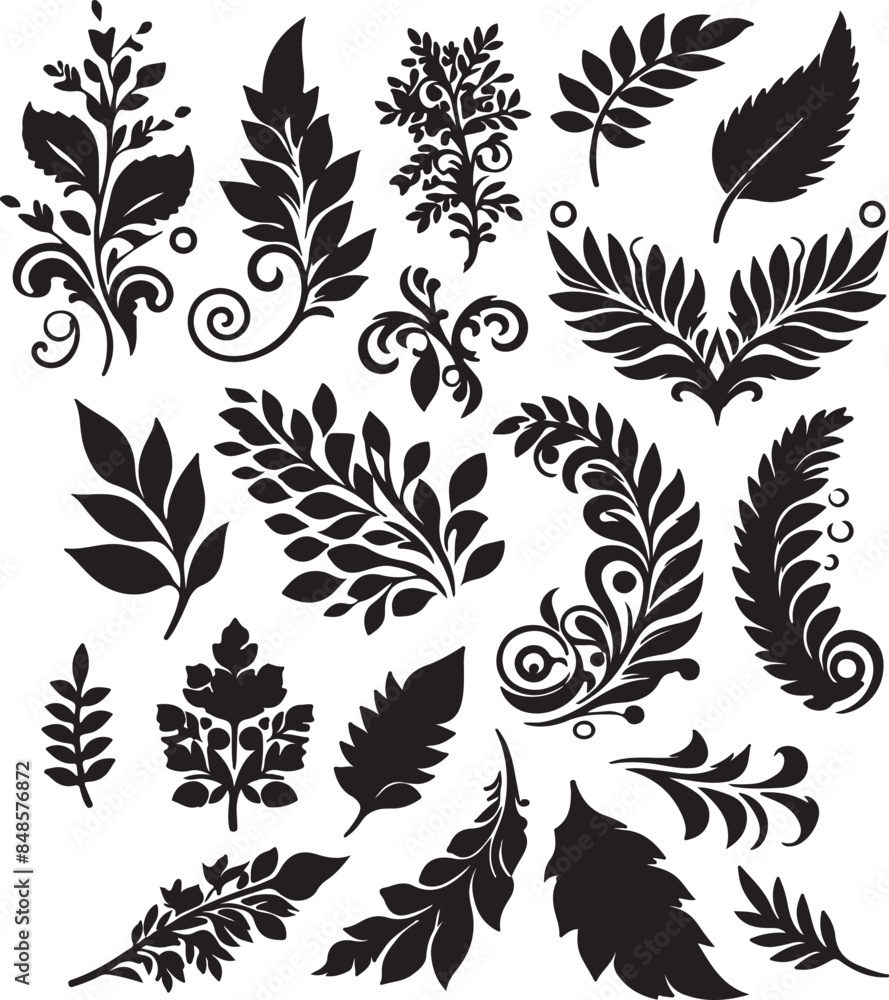 seamless pattern with leaves. seamless pattern with leaves.