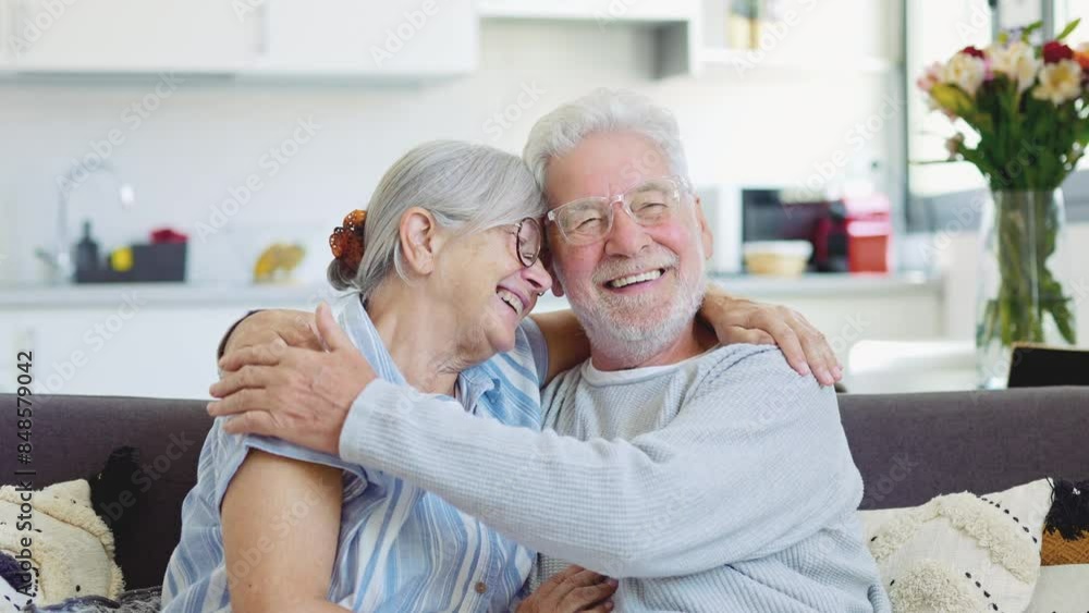 Happy mature husband and wife sit rest on couch at home hugging and cuddling, show care affection, smiling senior loving couple relax on sofa have fun, enjoy tender romantic family weekend together
Happy mature husband and wife sit rest on couch at home hugging and cuddling, show care affection, smiling senior loving couple relax on sofa have fun, enjoy tender romantic family weekend together