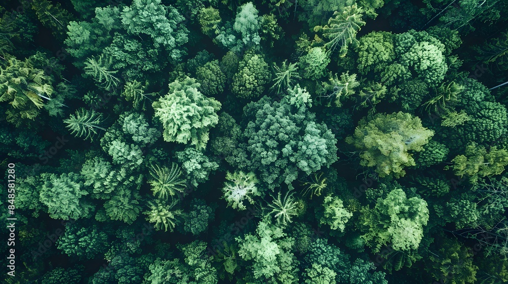 Aerial view of a rectangular-shaped deforested area, highlighting the negative impact of deforestation on global climate change Aerial view of a rectangular-shaped deforested area, highlighting the negative impact of deforestation on global climate change