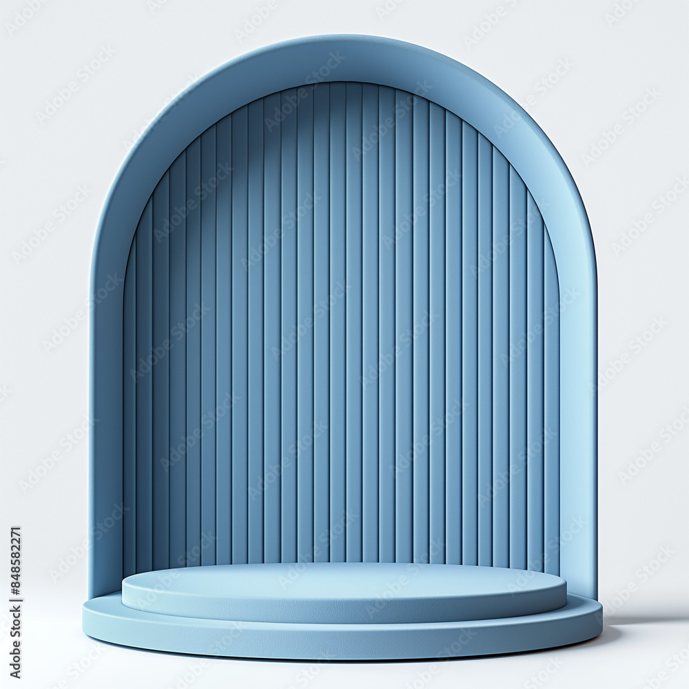 Realistic 3d rendering podium for product presentation Generative AI Realistic 3d rendering podium for product presentation Generative AI