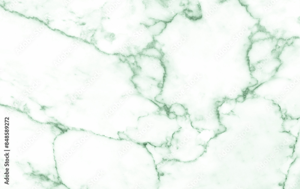 Obraz premium Green white marble wall surface gray pattern graphic abstract light elegant for do floor plan ceramic counter texture tile silver background.