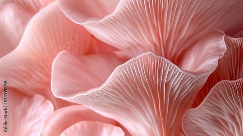 Wallpaper Mural Abstract coral mushroom waves background. Gentle illustration. Elegant banner wallpaper poster design template. Torontodigital.ca