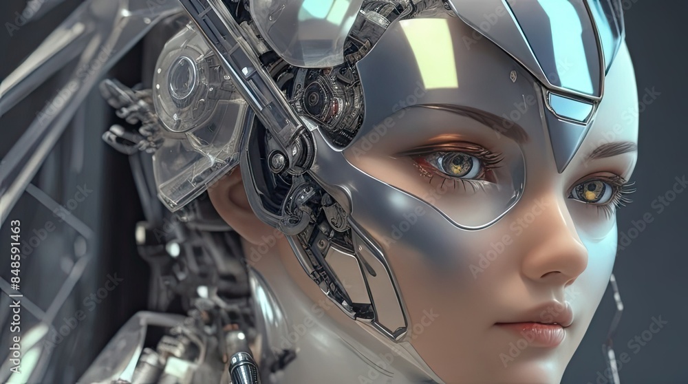 Fototapeta premium Lady cyborg